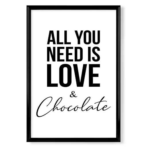 LOVE AND CHOCOLATE (White)