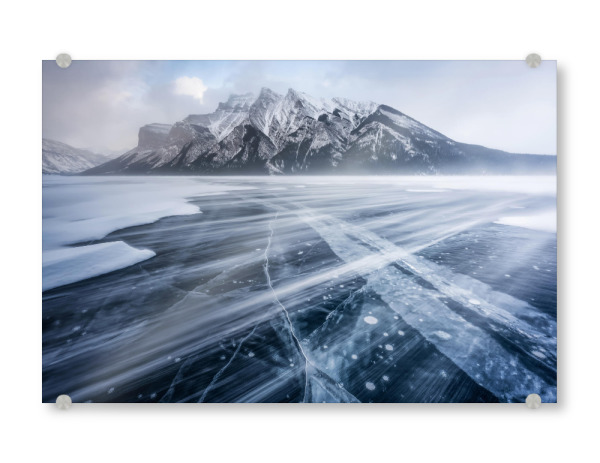 Acrylglasbild "See Minnewanka" artboxONE - Natur,Reise,Reise / Länder