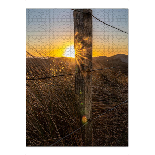 Puzzle Ravensburger "Sonnenuntergang in den Dünen" artboxONE - Reise / Strand und Meer