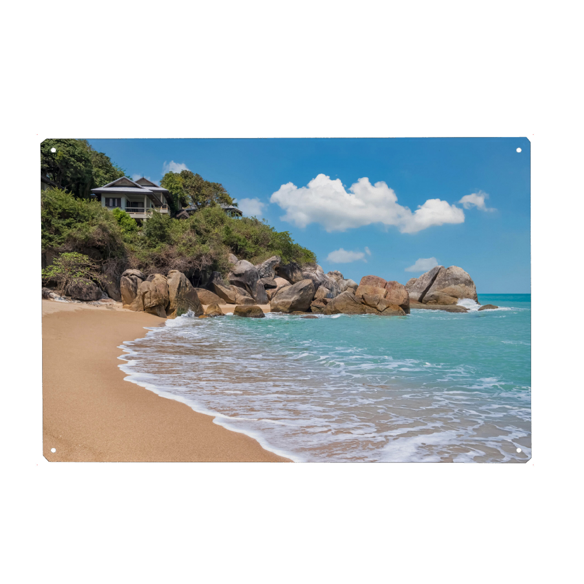 Holzbild "Koh Samui-Strand" artboxONE - Natur,Reise,Reise / Strand und Meer,Reise / Asien,Reise / Länder