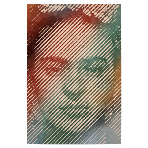 Poster "Frieda Bunt" artboxONE - Abstrakt,Menschen - Frida,Frida kahlo,Abstrakt,Portrait,Frau,Bunt