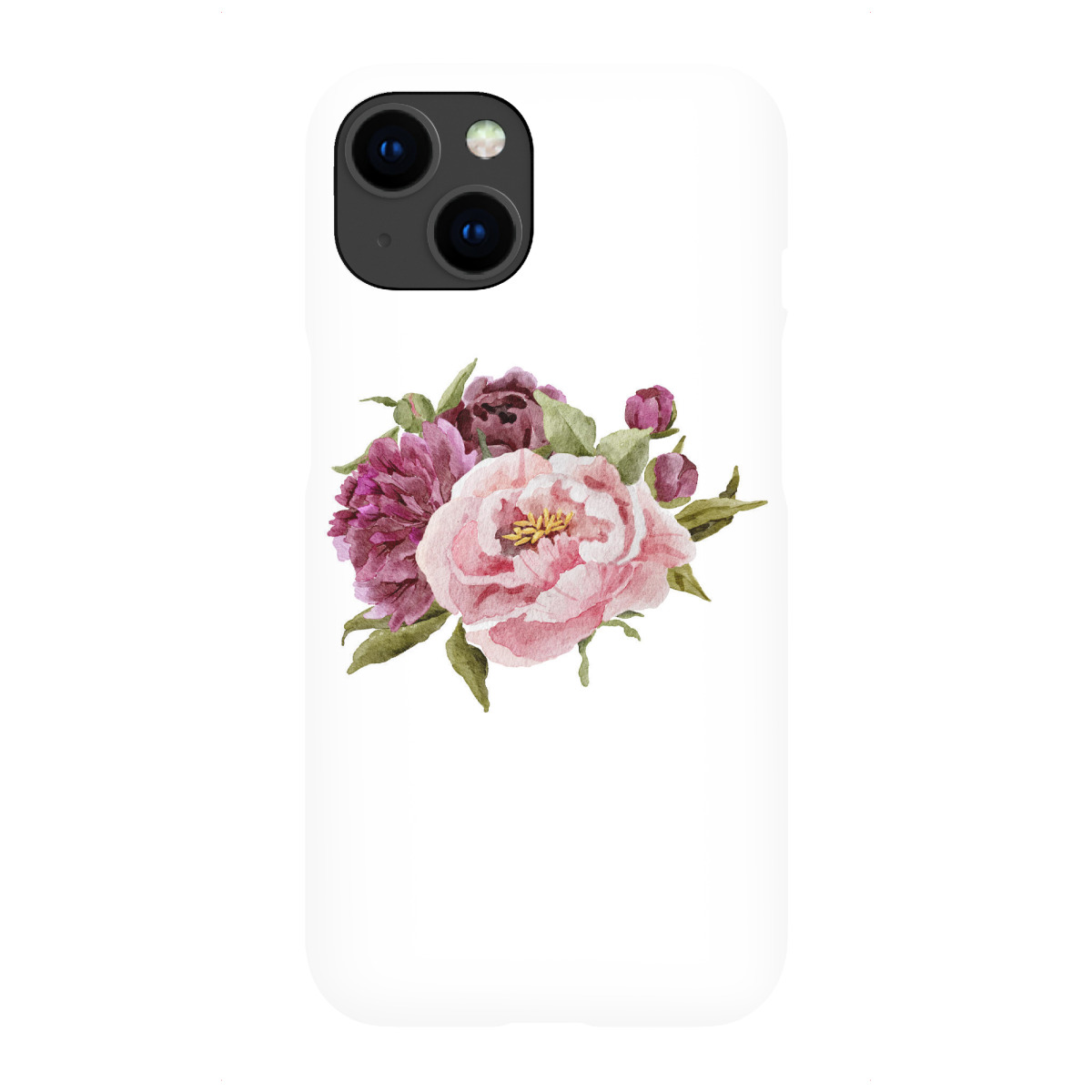 "Aquarell Pfingstrose"für iPhone - Premium-Case Handyhülle artboxONE