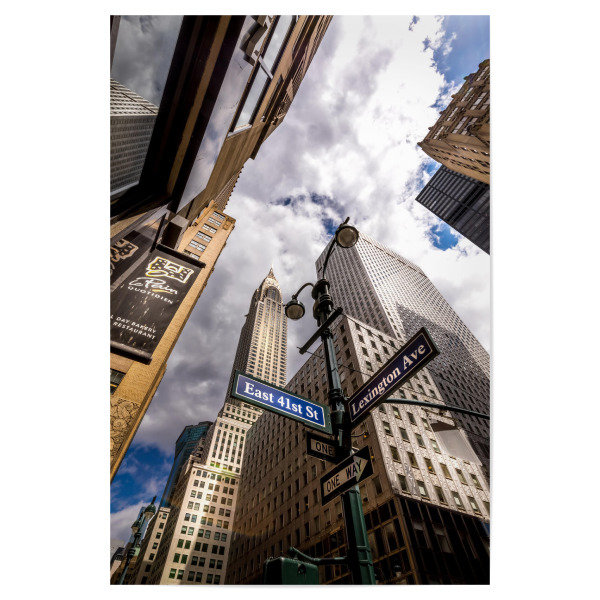 Poster 30x20 cm "Lexington Avenue" artboxONE - Städte,Städte / New York,Reise,Architektur,Reise / Länder
