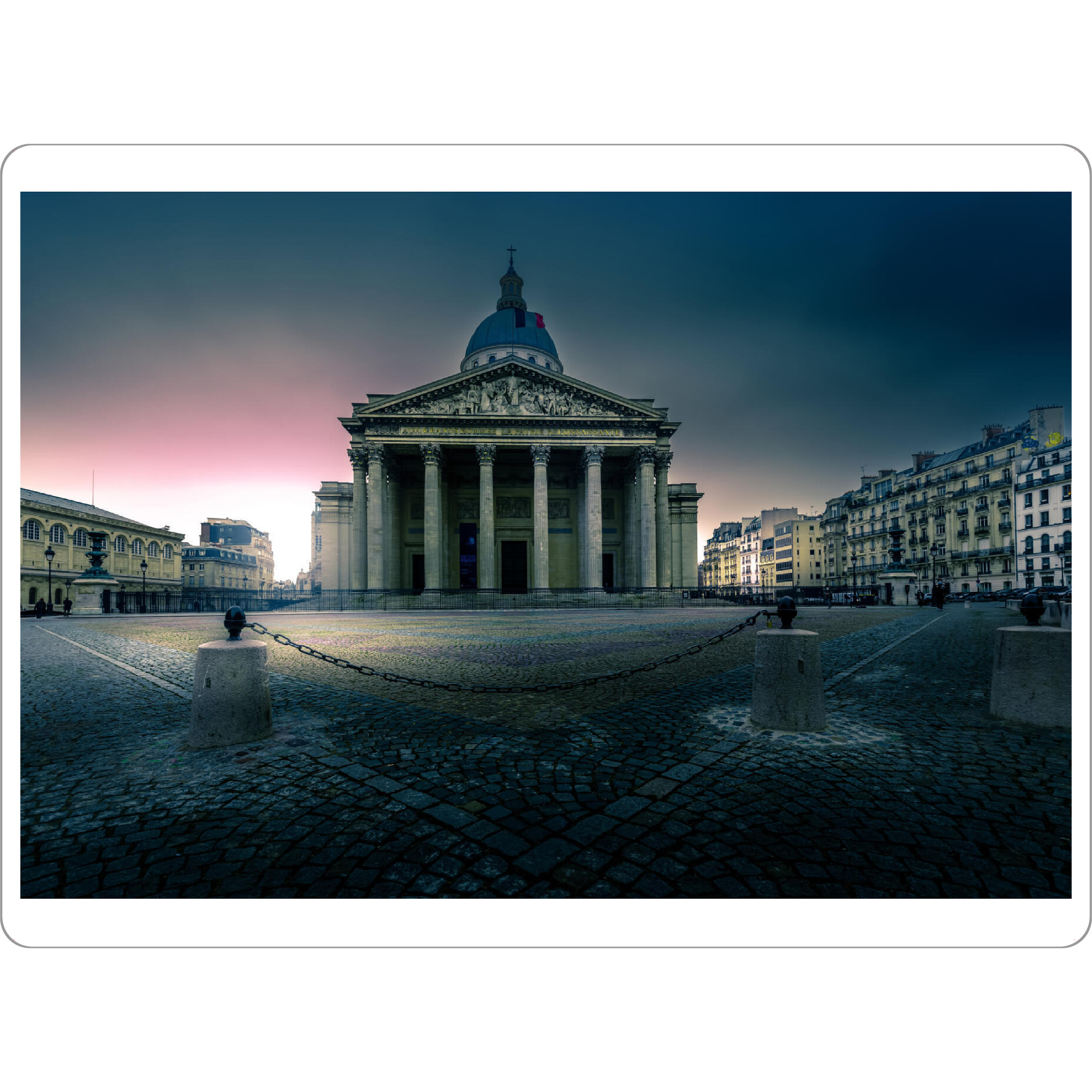 Tischset "Pantheon-Sonnenaufgang" artboxONE - Städte,Reise,Architektur,Städte / Paris,Reise / Länder