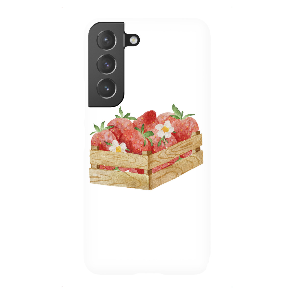 Samsung Galaxy "Kiste mit Erdbeeren" Premium-Case Handyhülle artboxONE