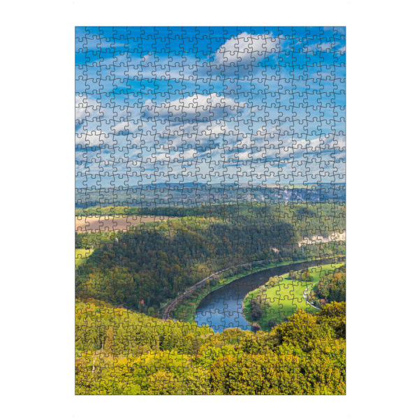 artboxONE Puzzle "Wald, Fluss, Berge" artboxONE - Natur,Reise
