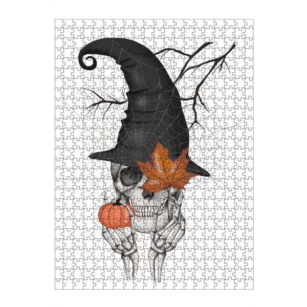 Puzzle Ravensburger "Herbstschädel" artboxONE - Floral,Festivals,Halloween