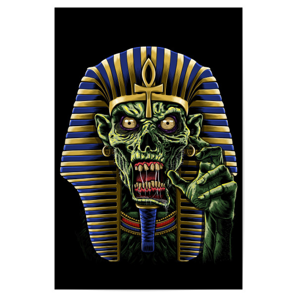 Poster "Zombie Egyptian" artboxONE - Comic