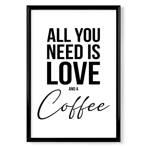 LOVE AND COFFEE (White)
