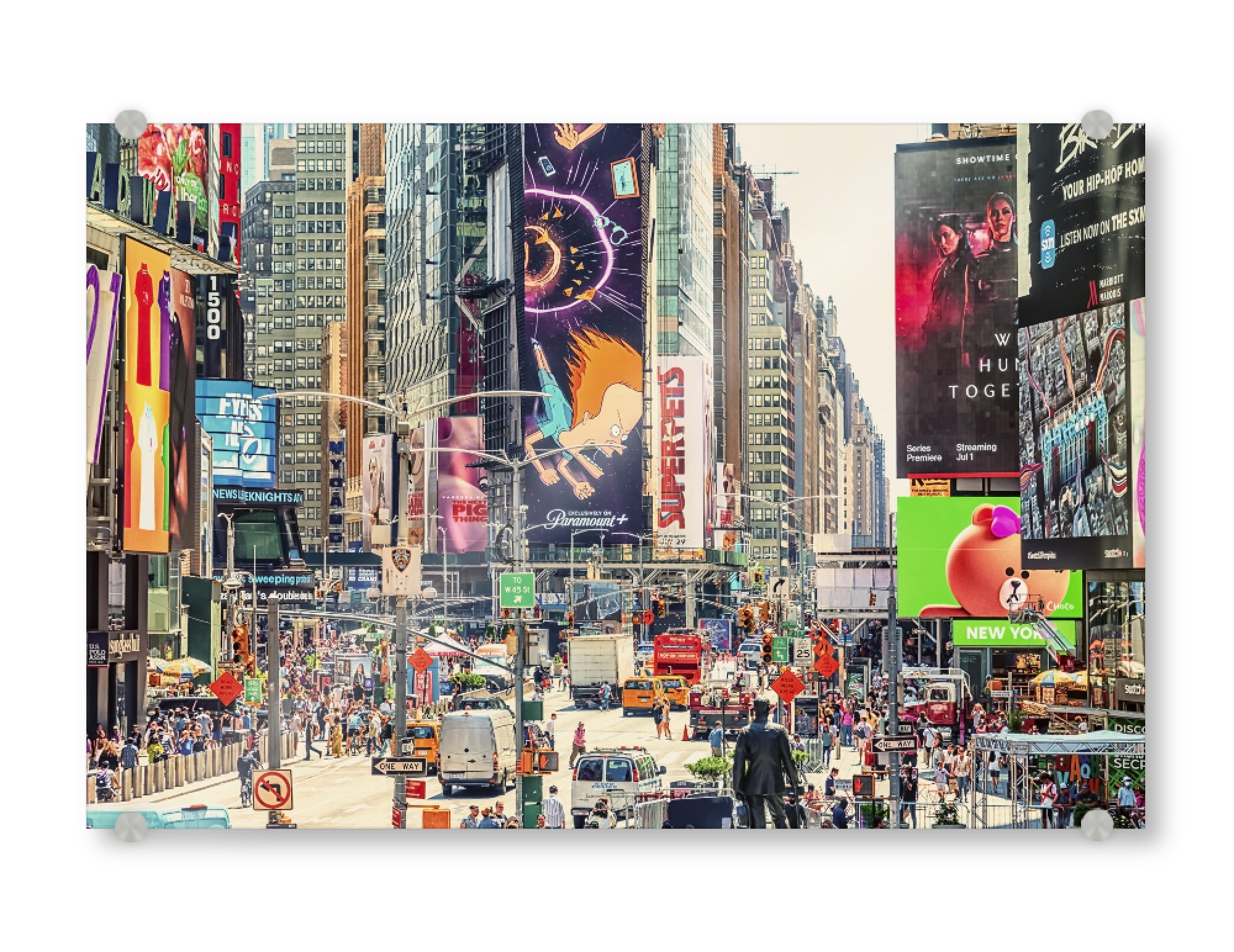 Acrylglasbild "Billboard-Paradies" artboxONE - Städte,Städte / New York,Reise,Architektur,Reise / Länder
