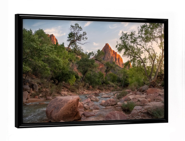 Poster mit schwarzem Rahmen "Wächter" artboxONE - Natur,Reise,Reise / Länder