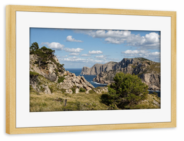 Poster mit Rahmen kiefer "Mallorca - Cap de Formentor" artboxONE - Natur,Reise,Reise / Länder