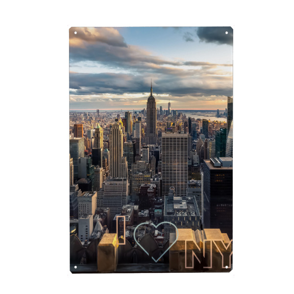 Holzbild "Ich liebe New York" artboxONE - Städte,Städte / New York,Reise,Architektur,Reise / Länder