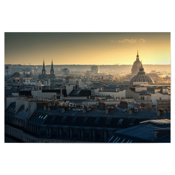 Poster 30x20 cm "Pariser Morgen" artboxONE - Städte,Reise,Architektur,Städte / Paris,Reise / Länder