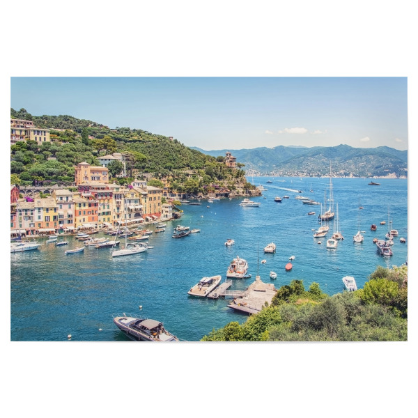Poster "Sommer in Portofino" artboxONE - Reise,Architektur,Reise / Strand und Meer,Reise / Länder,Städte / Weitere