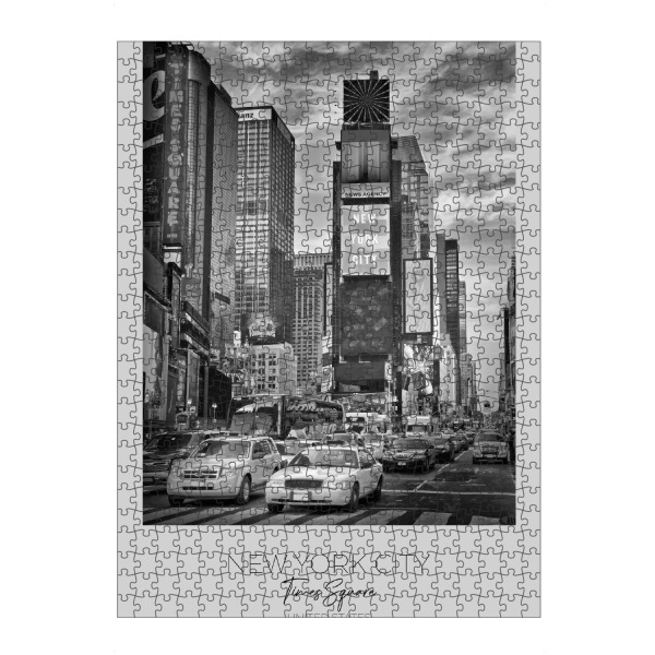 artboxONE Puzzle "Im Fokus: NYC Times Square" artboxONE - Städte / New York,Schwarzweiß,Architektur
