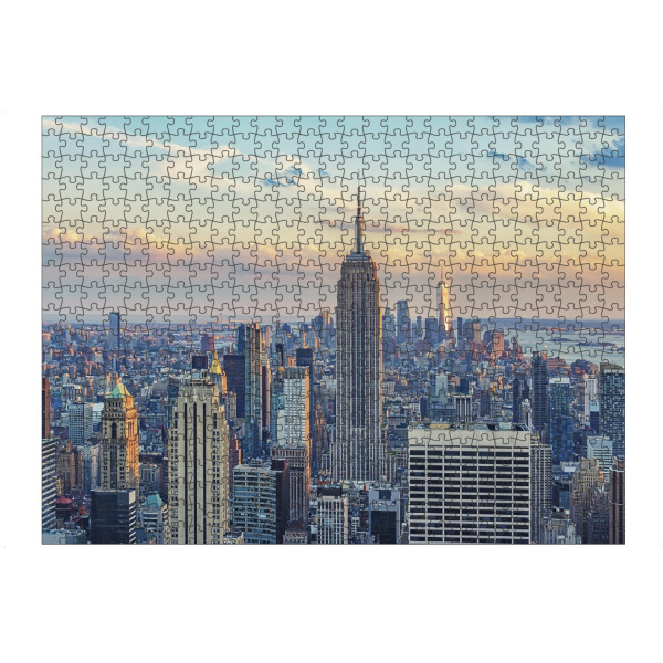 Puzzle Ravensburger "New York am Abend" artboxONE - Städte,Städte / New York,Reise,Architektur,Reise / Länder