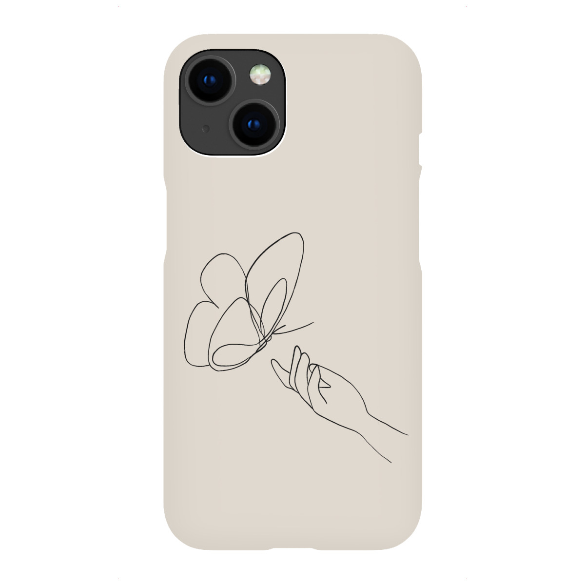 "Schmetterling im Anflug"für iPhone - Premium-Case Handyhülle artboxONE
