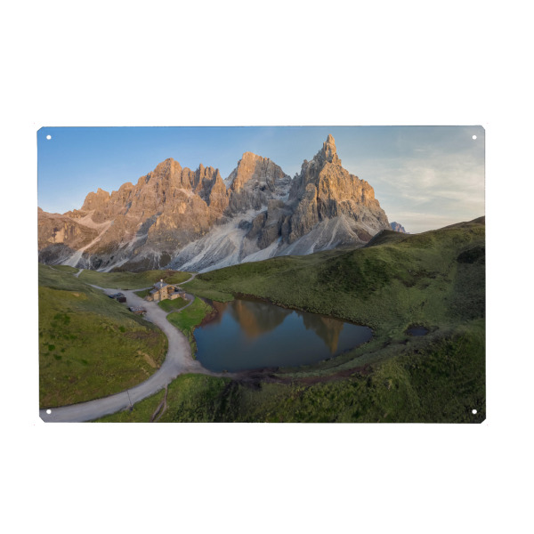 Holzbild "Cimon della Pala" artboxONE - Natur,Reise,Reise / Länder
