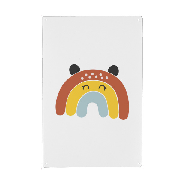 Holzbild "Baby-Regenbogen-Kunst" artboxONE - Für Kinder