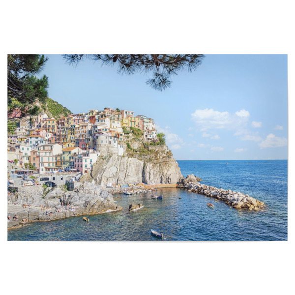 Poster "Küste der Cinque Terre" artboxONE - Reise,Architektur,Reise / Strand und Meer,Reise / Länder