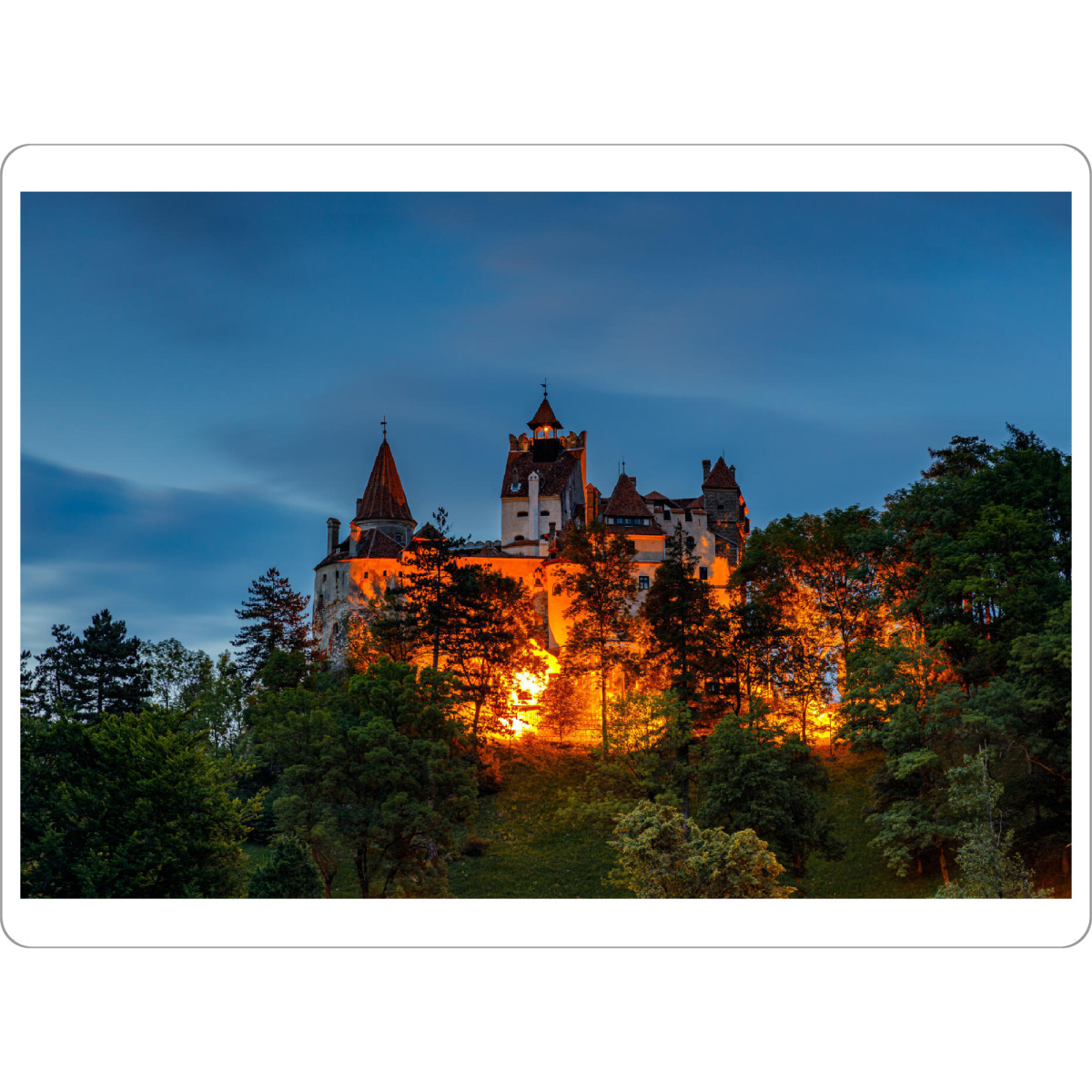 Tischset "Dracula Schloss Bran" artboxONE - Architektur - Bran,Dracula,Törzburg,Siebenbürgen,Rumänien,Burg,Schloss - Bild bran