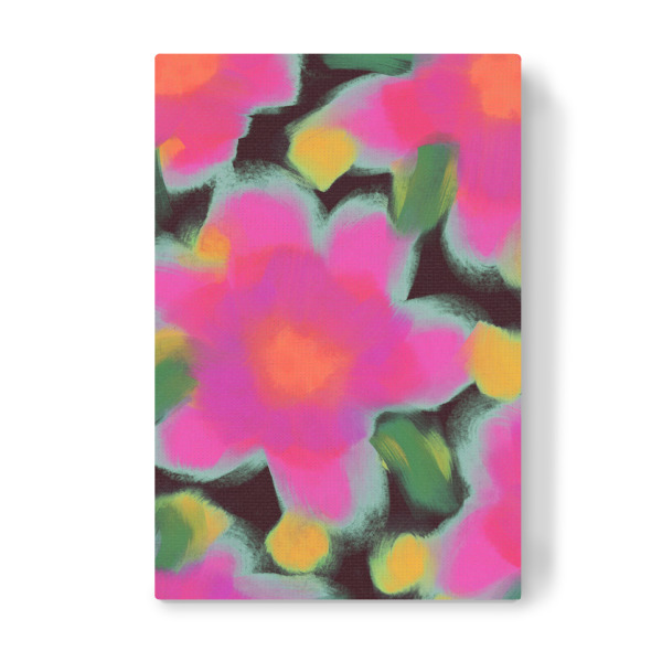 Leinwandbild "Giant Pink Flowers" artboxONE - Natur,Abstrakt - Blume,Blumen,Pink,Flowers,Blüten,Schön,Dekorativ,Gärtner,Abstrakt,Floral