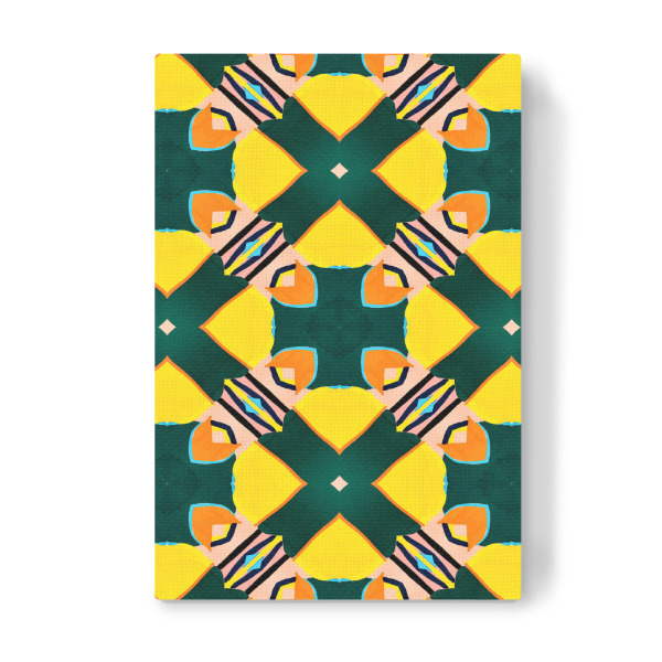 Leinwandbild "Fliesenwahn" artboxONE - Abstrakt,Geometrie