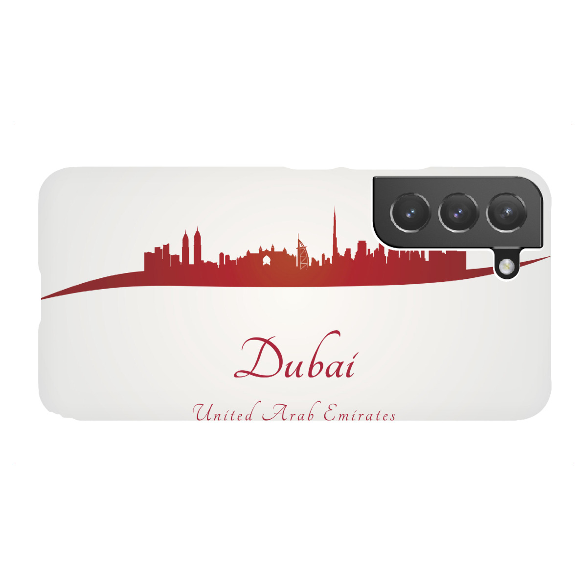Samsung Galaxy "Dubai-Skyline in Rot" Premium-Case Handyhülle artboxONE