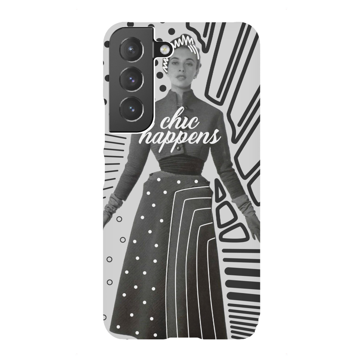 "Lassen Sie Chic geschehen"für Samsung Galaxy - Premium-Case Handyhülle artboxONE