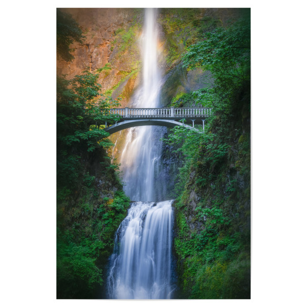 Poster "Multnomah-Wasserfall" artboxONE - Natur,Reise,Reise / Länder