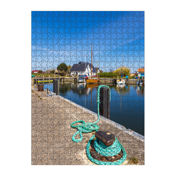 artboxONE Puzzle "Poller, Tampen und Hafen" artboxONE - Natur,Reise,Architektur,Reise / Strand und Meer