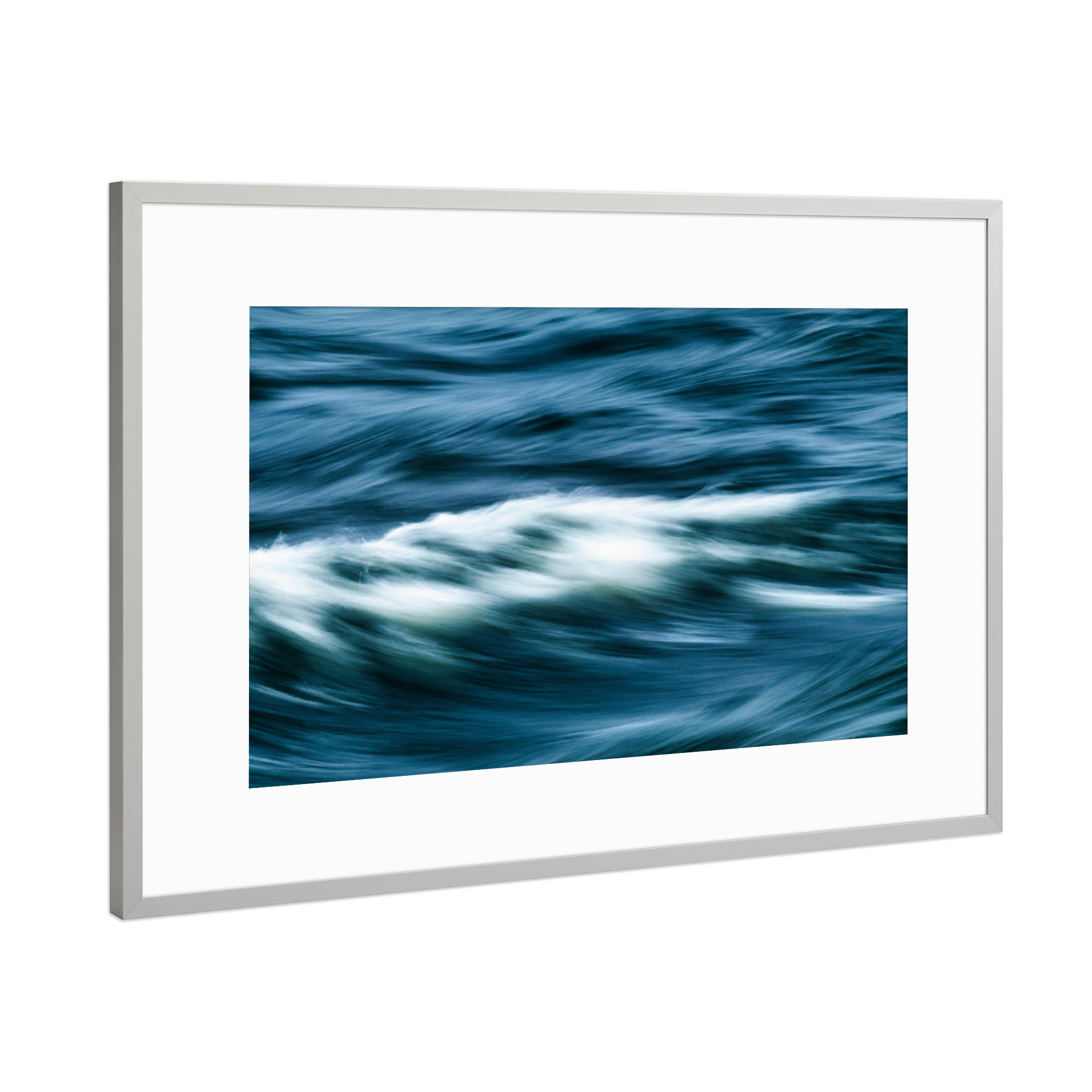 Poster mit Rahmen Silber "Wellengang" artboxONE - Natur,Reise,Reise / Strand und Meer