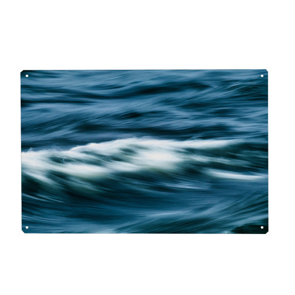 Holzbild "Wellengang" artboxONE - Natur,Reise,Reise / Strand und Meer - Wellen,Welle,Wasser,Nordsee,Gischt,Schaumkrone,Wellenspiel,Wellengang