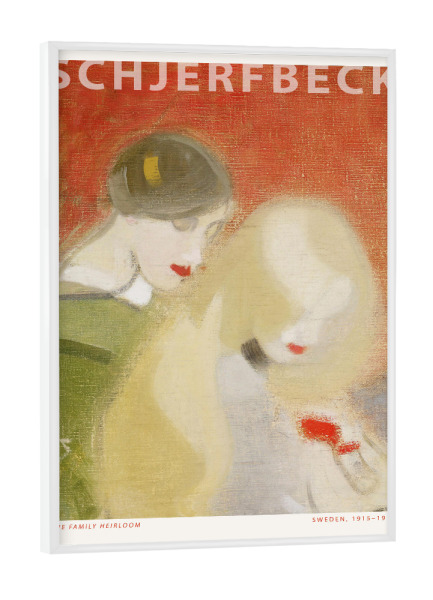 Poster mit weißem Rahmen "Schjerfbeck - Familie Heilrroom" artboxONE - Menschen,Fashion,Für Mama