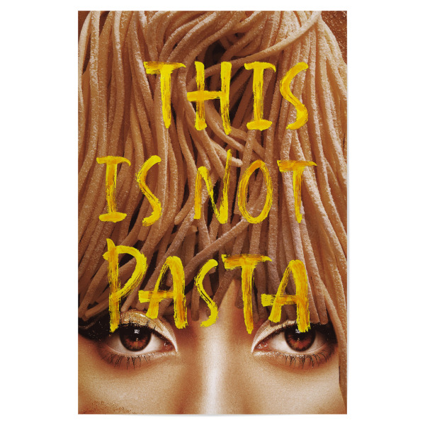 Poster 30x20 cm "Das ist keine Pasta" artboxONE - Typografie,Abstrakt,Menschen