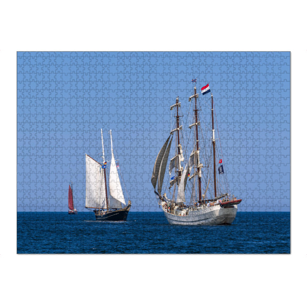 Puzzle Ravensburger "Himmel, Ostsee, Segelschiffe" artboxONE - Natur,Reise,Reise / Strand und Meer