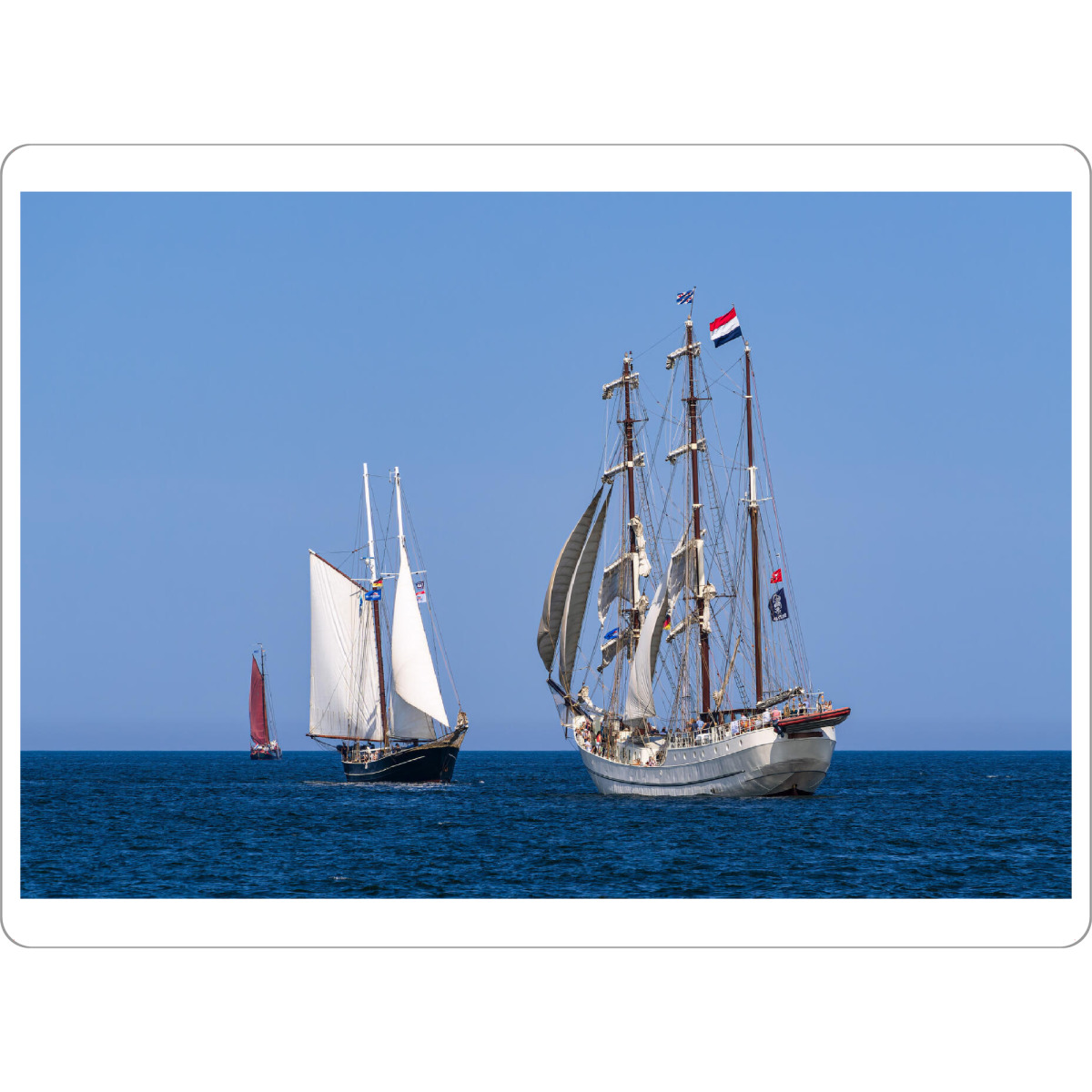 Tischset "Himmel, Ostsee, Segelschiffe" artboxONE - Natur,Reise,Reise / Strand und Meer