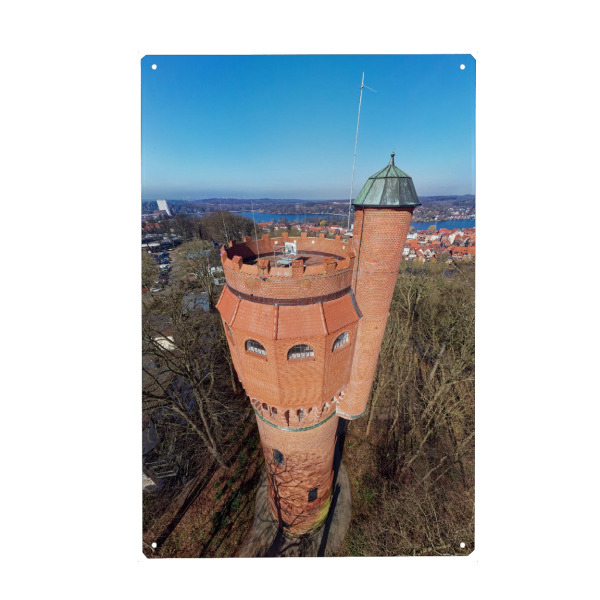 Holzbild "Mölln - Wasserturm" artboxONE - Städte,Reise,Architektur,Reise / Länder,Städte / Weitere