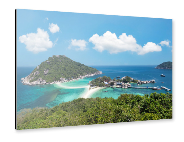 Alu-Dibond "Koh Nang-Yuan" 30x20 cm artboxONE
