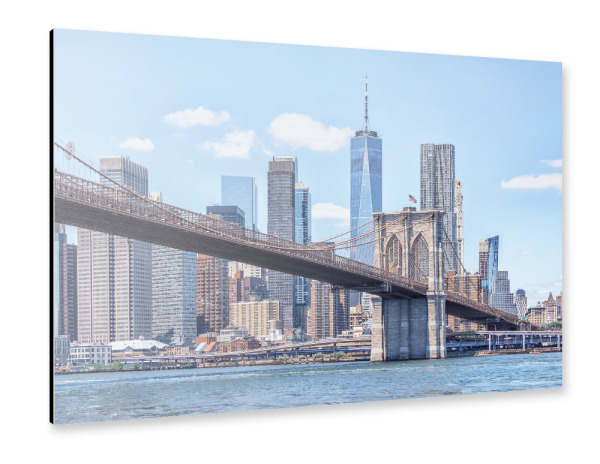 Alu-Dibond "Manhattan-Architektur" 30x20 cm artboxONE