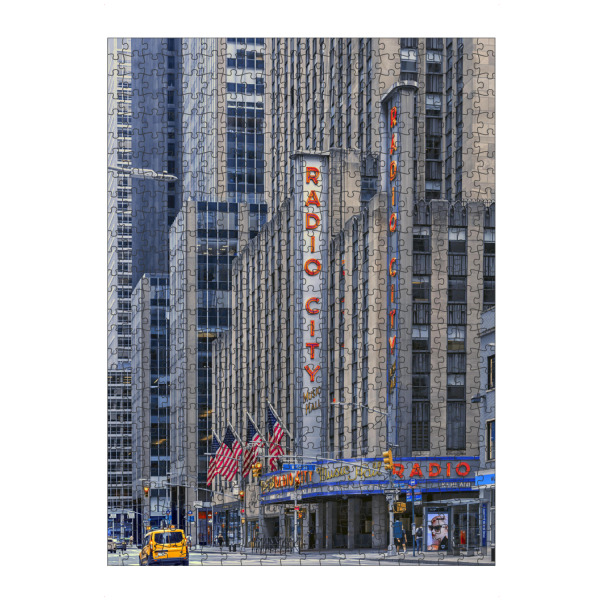 Puzzle Ravensburger "Funkstadt" artboxONE - Städte,Städte / New York,Reise,Architektur,Reise / Länder