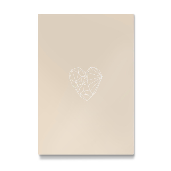 Galerie-Print "Graphic Heart sand" 30x20 cm artboxONE