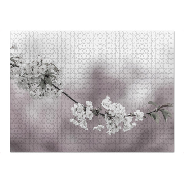Puzzle Ravensburger "Zarte Kirschblüten in Nahaufnahme" artboxONE - Natur,Floral