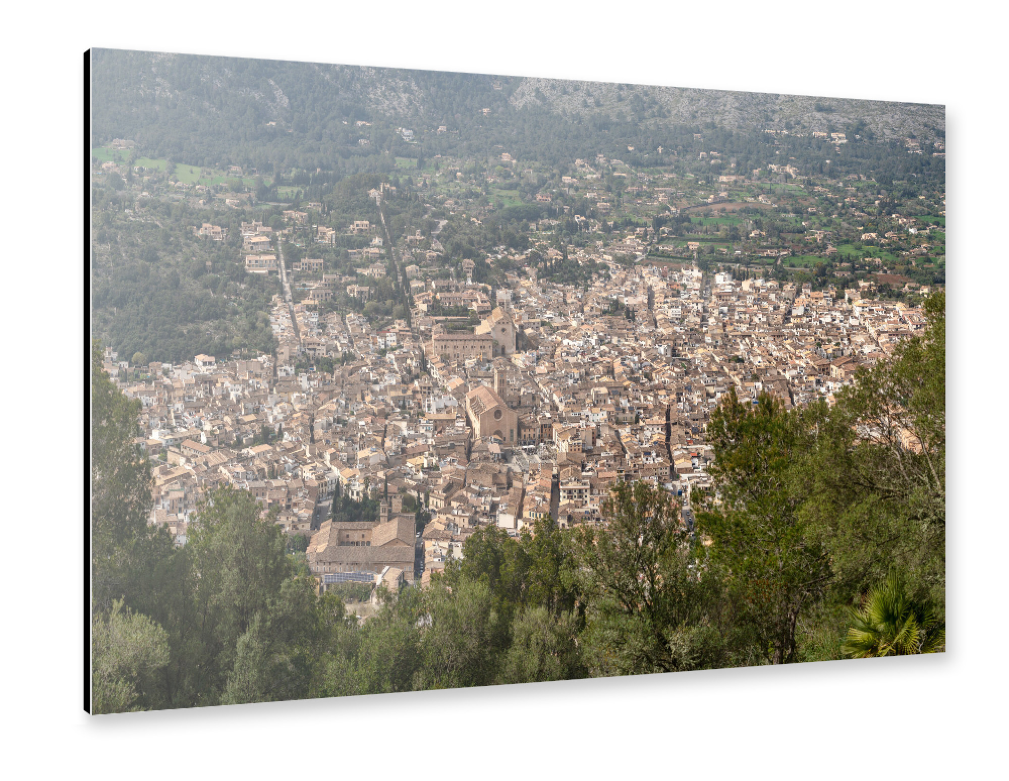Alu-Dibond "Mallorca Blick auf Pollença" 75x50 cm artboxONE
