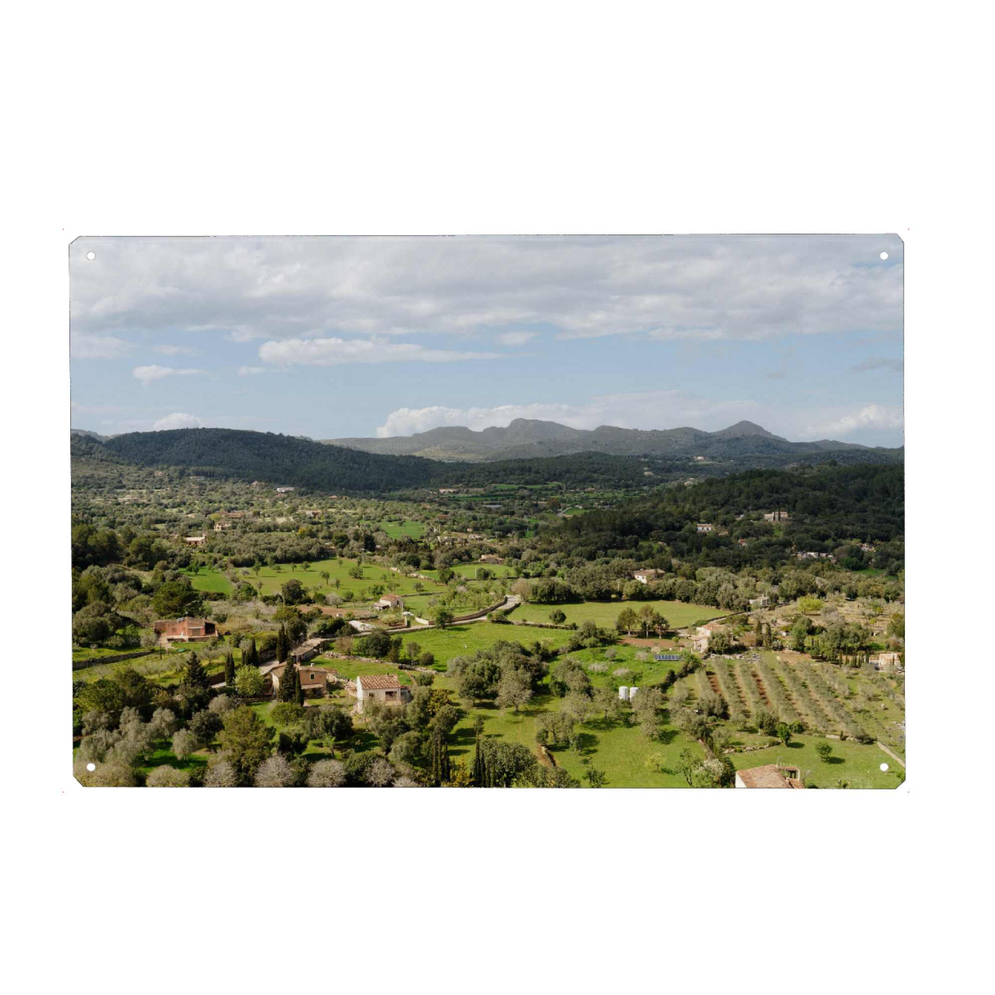 Metall Poster "Mallorca - Ausblick in Artà" artboxONE - Natur,Reise,Reise / Länder