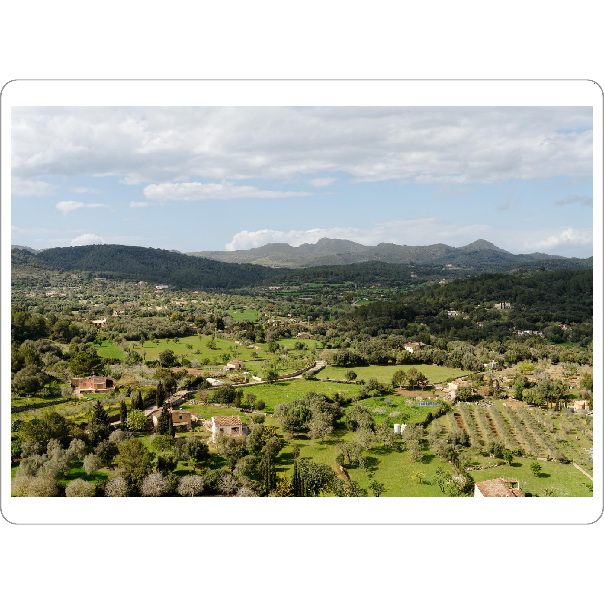 Tischset "Mallorca - Ausblick in Artà" artboxONE - Natur,Reise,Reise / Länder