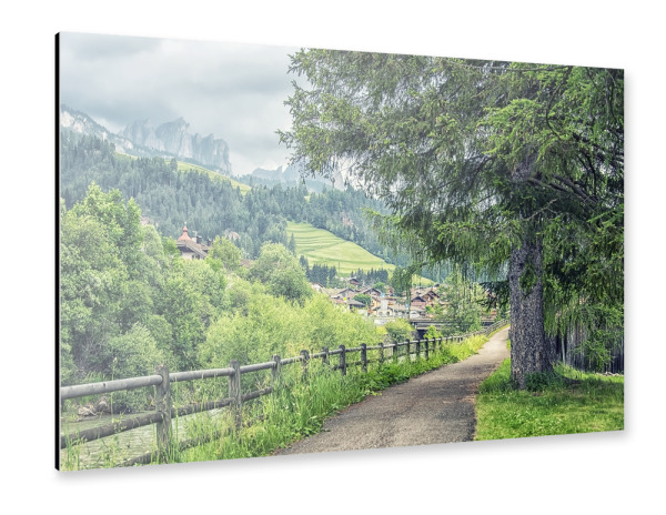 Alu-Dibond "Landschaft in den Dolomiten" 30x20 cm artboxONE