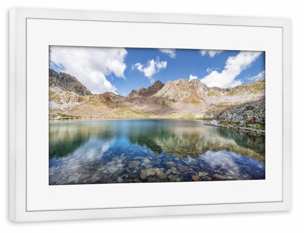 Poster mit Rahmen weiß "Terre Rouge" artboxONE - Natur,Reise,Reise / Länder