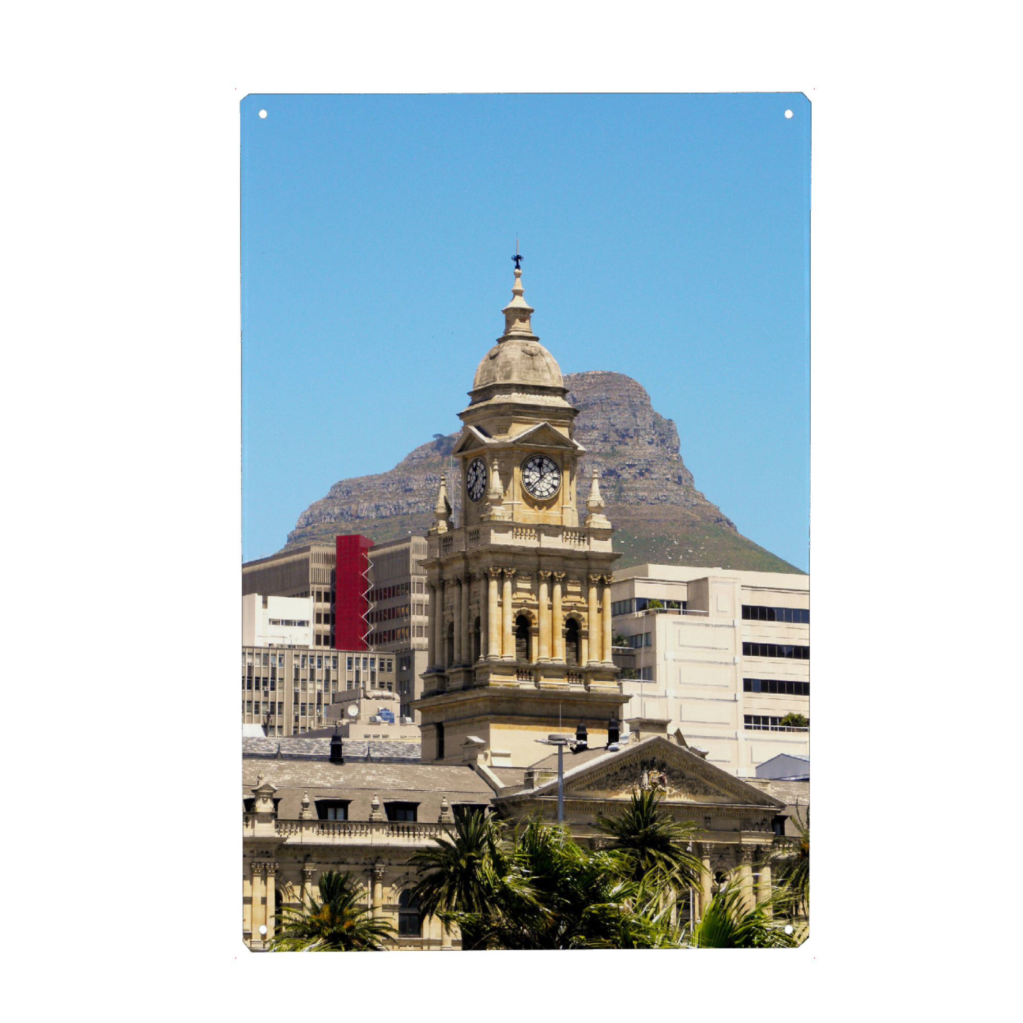 Metall Poster "City Hall @ Capetown" artboxONE - Städte,Reise,Architektur,Reise / Afrika,Reise / Länder